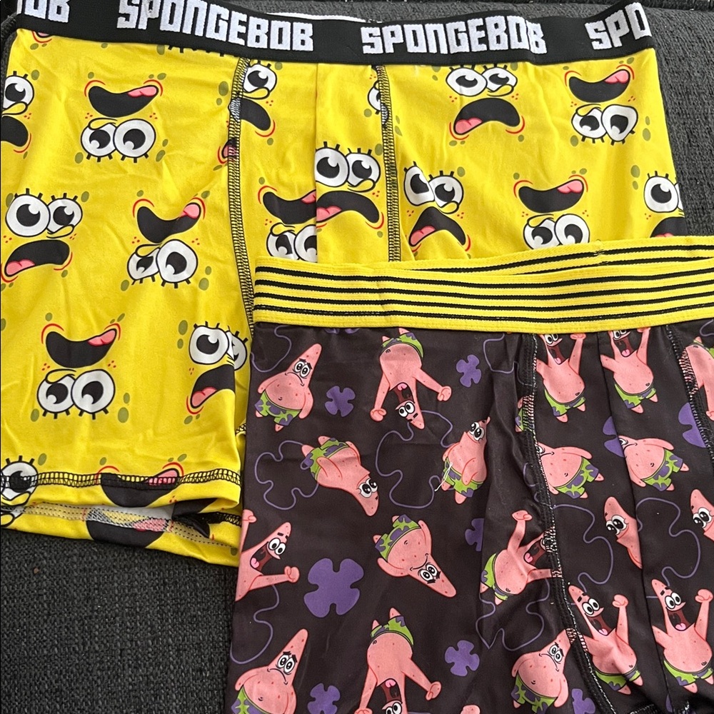 SpongeBob boys character athletic boxer briefs